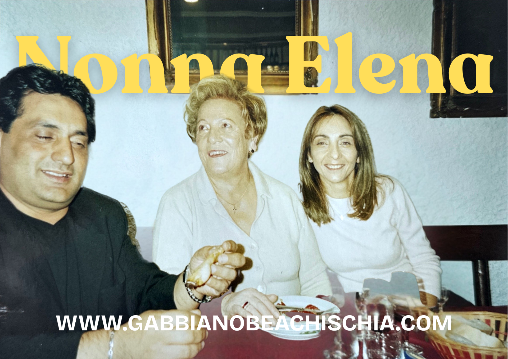 La famiglia

Tre generazioni, un solo obiettivo

Da Nonna Elena a oggi, il nostro modo di accogliere non è cambiato: vogliamo che ogni ospite si senta davvero il benvenuto.