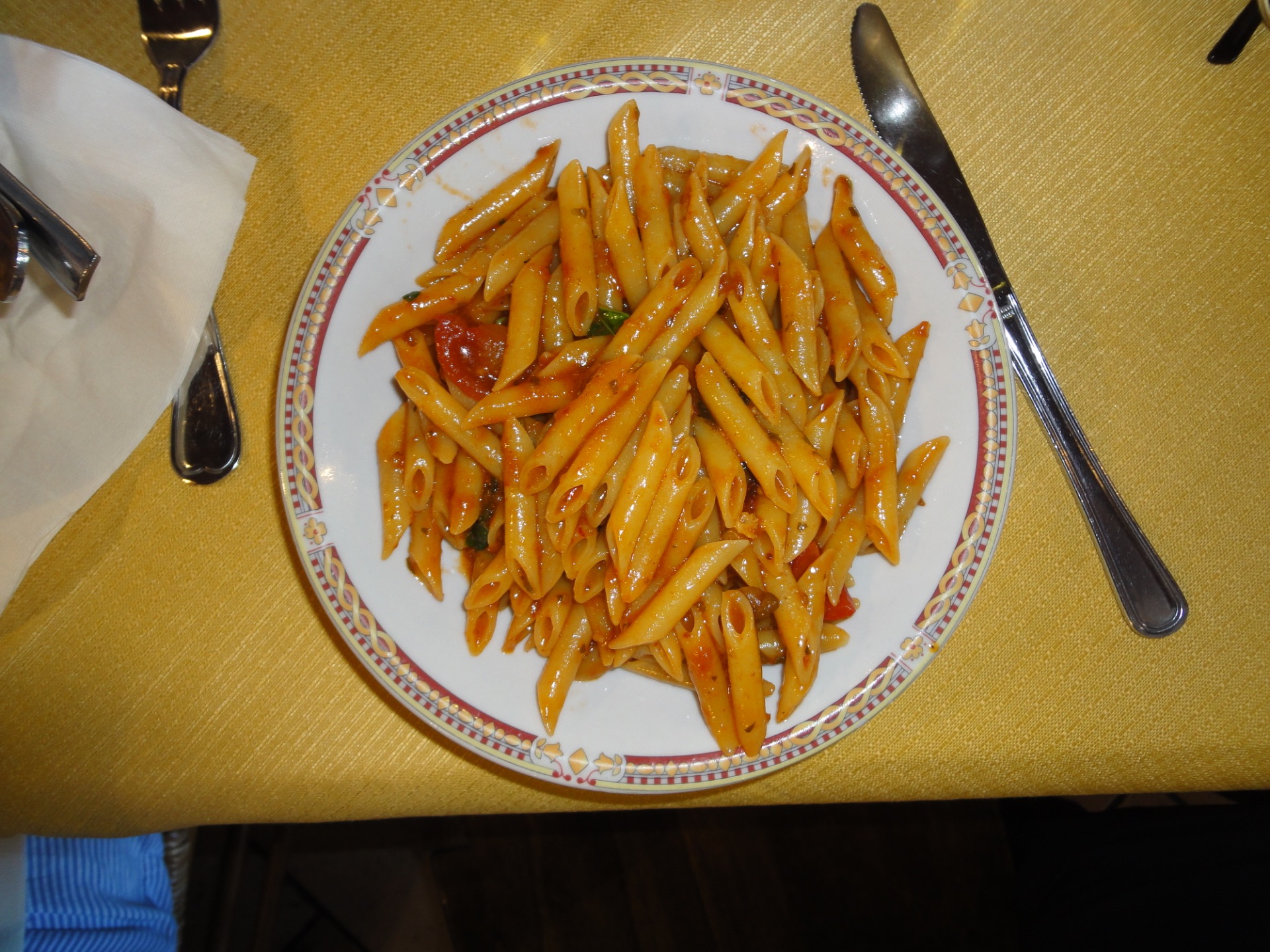 Penne al sugo di coniglio